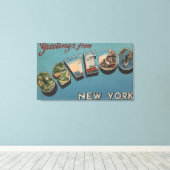 Oswego, New York - Große Briefszenen Leinwanddruck (Insitu (Holzboden))