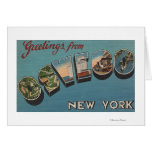 Oswego, New York - große Buchstabe-Szenen