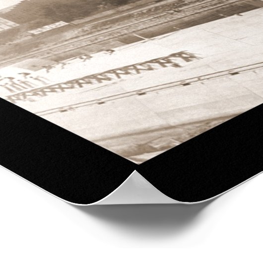 Oswego NY Riverfront Foto 1909 Poster (Ecke)