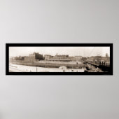 Oswego NY Riverfront Foto 1909 Poster (Vorne)