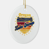 Oswego Oregon Lake Keramik Ornament (Rechts)