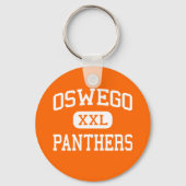 Oswego - Panthers - Hochschule - Oswego Illinois Schlüsselanhänger (Vorderseite)