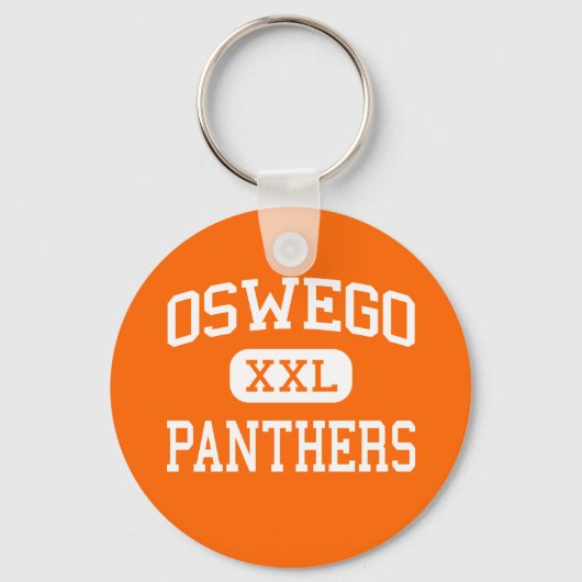 Oswego - Panthers - Hochschule - Oswego Illinois Schlüsselanhänger (Vorderseite)