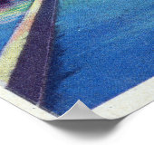 Oswego River View of Canal Locks & Harbour Poster (Ecke)