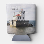 Oswego West Pierhead Light kann kühler Dosenkühler (Rückseite)