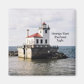 Oswego West Pierhead Light Magnet (Vorne)