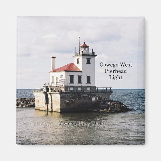 Oswego West Pierhead Light Magnet (Vorne)