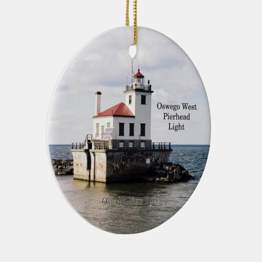 Oswego West Pierhead Light Ornament (Rechts)