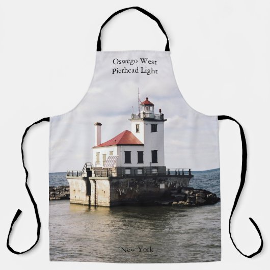 Oswego West Pierhead Light Schürze (Vorderseite)