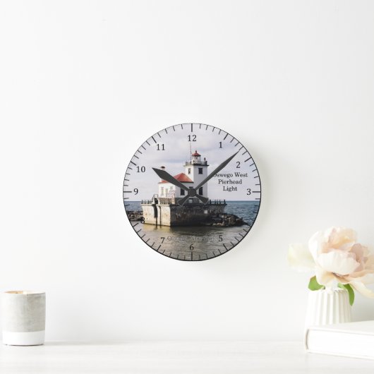 Oswego West Pierhead Light Uhr (Zuhause)
