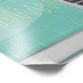 Oszilloskop Fotodruck (Ecke)