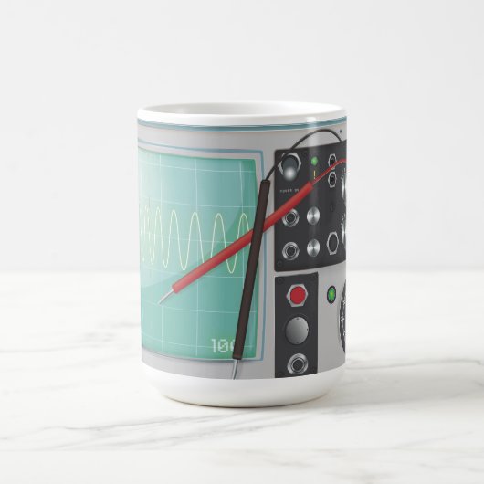 Oszilloskop Kaffeetasse (Mittel)