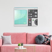 Oszilloskop Leinwanddruck (Insitu (Wohnzimmer))