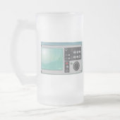 Oszilloskop Mattglas Bierglas (Links)