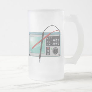 Oszilloskop Mattglas Bierglas