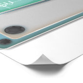 Oszilloskop Poster (Ecke)