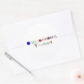 OT am Arbeitsplatz Runder Aufkleber (Umschlag)