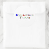 OT am Arbeitsplatz Runder Aufkleber (Tasche)