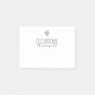 OT Arbeitstherapie Post-it Klebezettel