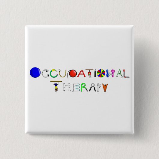 OT bei der Arbeit Button (Vorderseite)