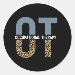 OT Beruf Therapie OT Geschenke für Studierende Runder Aufkleber