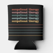 OT Berufliche Therapie Retro OT School Student Dosenkühler (Rückseite)