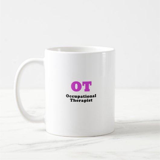 OT Beschäftigungstherapeut Kaffeetasse (Links)