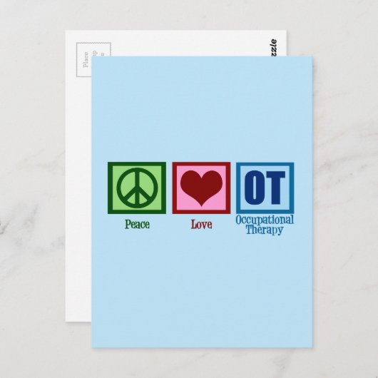 OT Blue Postkarte (Vorne/Hinten)