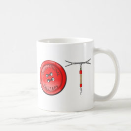 OT Button und Zipper Kaffeetasse
