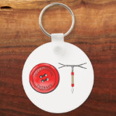 OT Button und Zipper Schlüsselanhänger (Vorderseite)