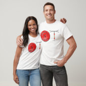 OT Button und Zipper T-Shirt (Unisex)