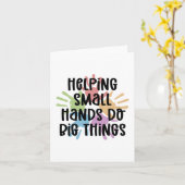 OT Geschenke für die pädiatrische OT-Berufstherape Karte (Gelbe Blume)