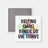 OT Geschenke für die pädiatrische OT-Berufstherape Magnet (Vorderseite/Rückseite)