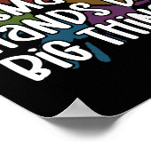 OT Geschenke für die pädiatrische OT-Berufstherape Poster (Ecke)