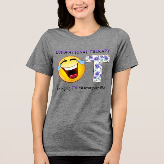 OT lachen Tri-Blend Shirt (Vorderseite)