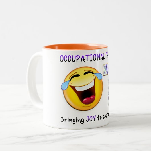OT lachen Zweifarbige Tasse (Vorderseite Links)