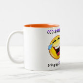 OT lachen Zweifarbige Tasse (Links)