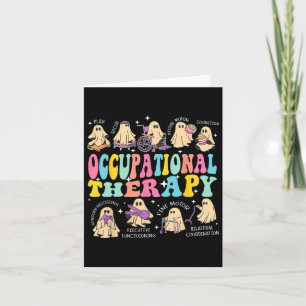 Ot Occupational Therapist Halloween Spooky Karte