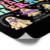 Ot Occupational Therapist Halloween Spooky Poster (Ecke)