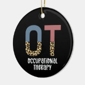 OT Occupational Therapy Future OT Cheetah Print Keramik Ornament (Links)