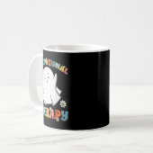Ot Occupational Therapy Halloween Retro Ghost Ot H Kaffeetasse (Vorderseite Links)