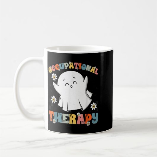 Ot Occupational Therapy Halloween Retro Ghost Ot H Kaffeetasse (Links)