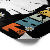 Ot Occupational Therapy Halloween Retro Ghost Ot H Poster (Ecke)