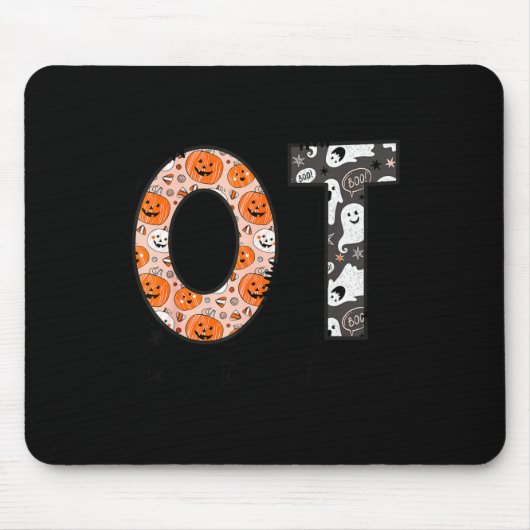 Ot Occupational Therapy Therast Halloween Ota Soky Mousepad (Vorne)