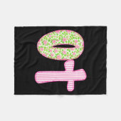 Ot Preppy Occupational Therapy, Boho Cota Girly Co Fleecedecke (Vorderseite (Horizontal))