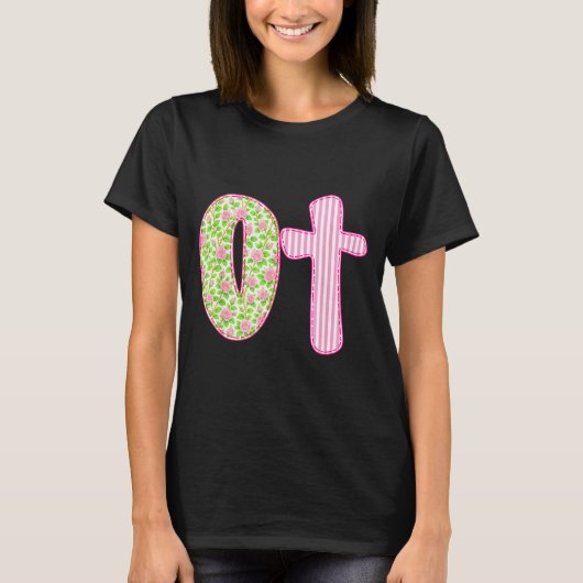 Ot Preppy Occupational Therapy, Boho Cota Girly Co T-Shirt (Vorderseite)