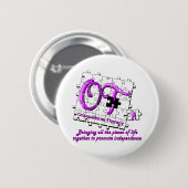 ot Puzzlespiel lila Button (Vorne & Hinten)
