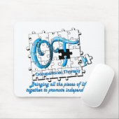 ot Puzzlespielaqua Mousepad (Mit Mouse)