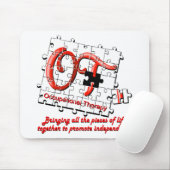 ot Puzzlespielrot Mousepad (Mit Mouse)