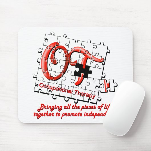 ot Puzzlespielrot Mousepad (Mit Mouse)